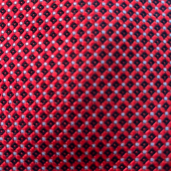 BROOKS BROTHERS 346 100% Silk Mens Career Tie MicroPrint Graphic Squares $89 NEW - Picture 4 of 12